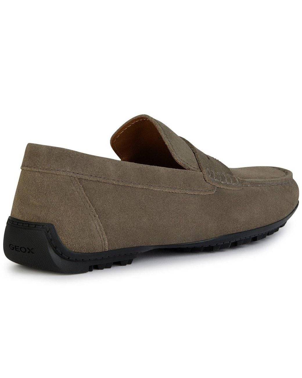 Geox Brown U Kosmopolis + Grip Moccasins for men