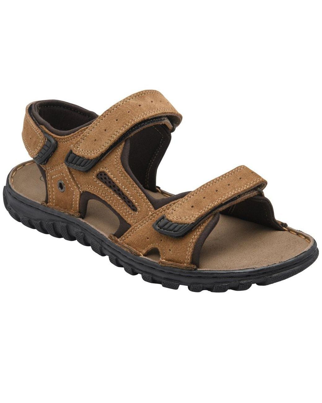 Lotus Brown Serres Sandals for men