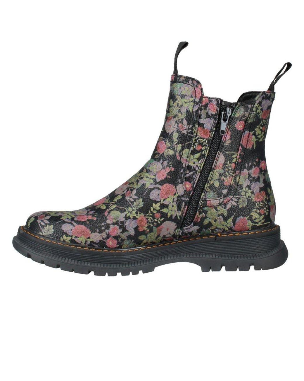 Westland Black Peyton 05 Floral Chelsea Boots