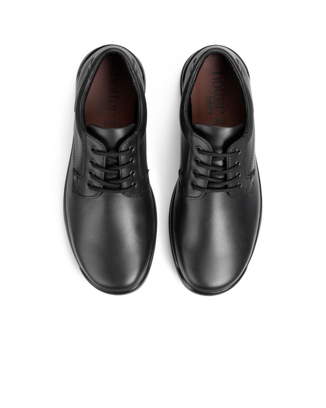 Hotter Black Burton Ii Casual Shoes for men
