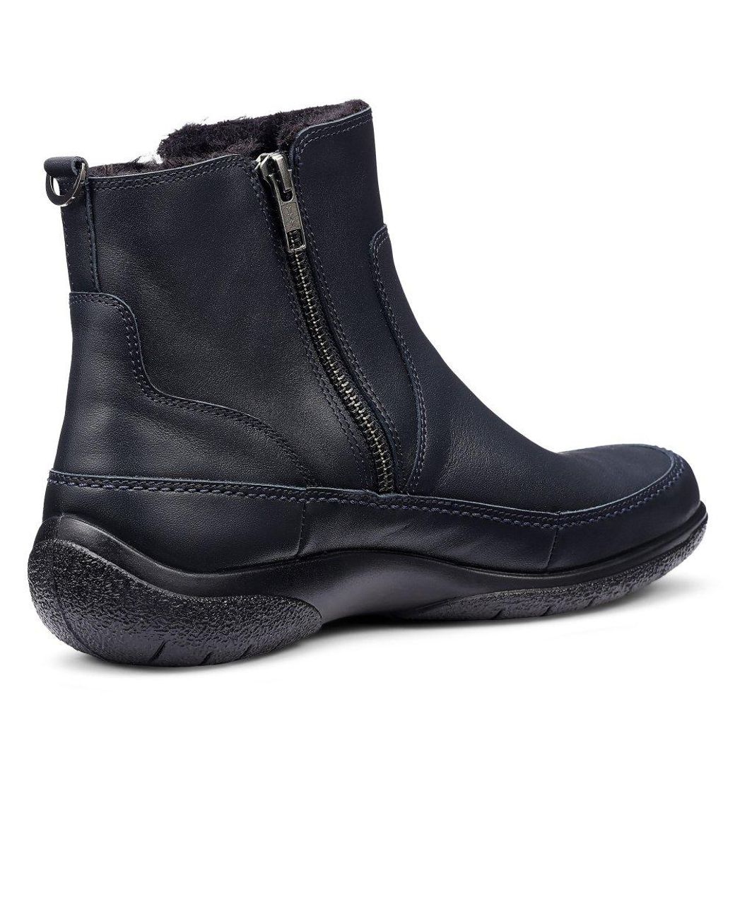 Hotter Blue Vail Ankle Boots