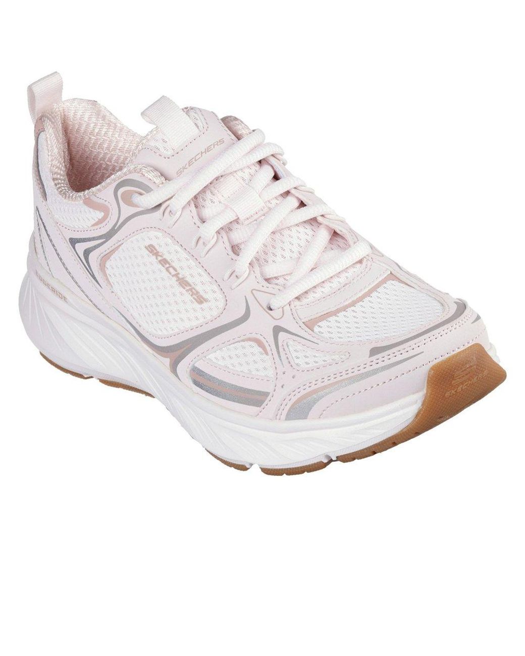 Skechers White Edgerise Eclipse Trainers