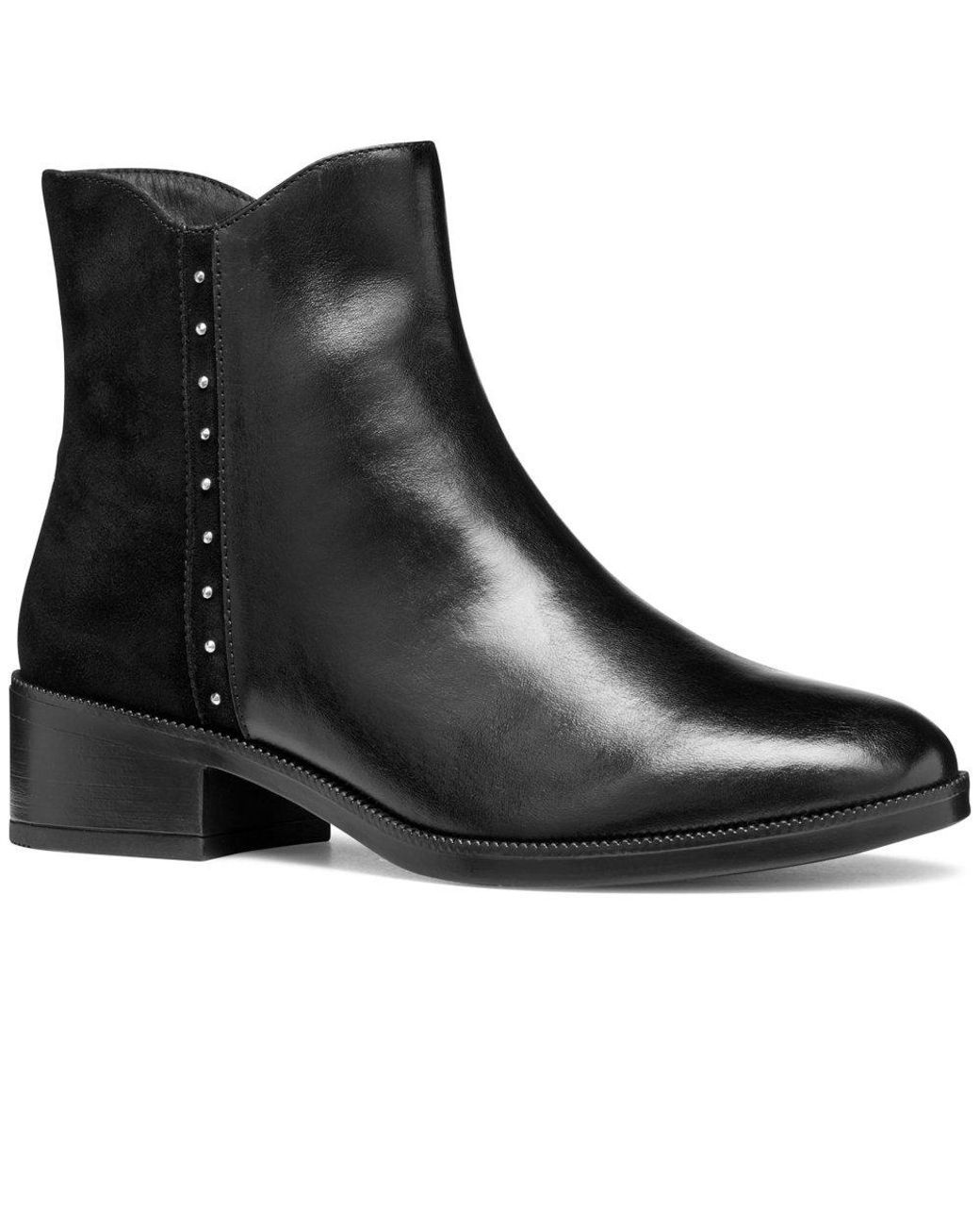 Geox Black D Camexia Ankle Boots