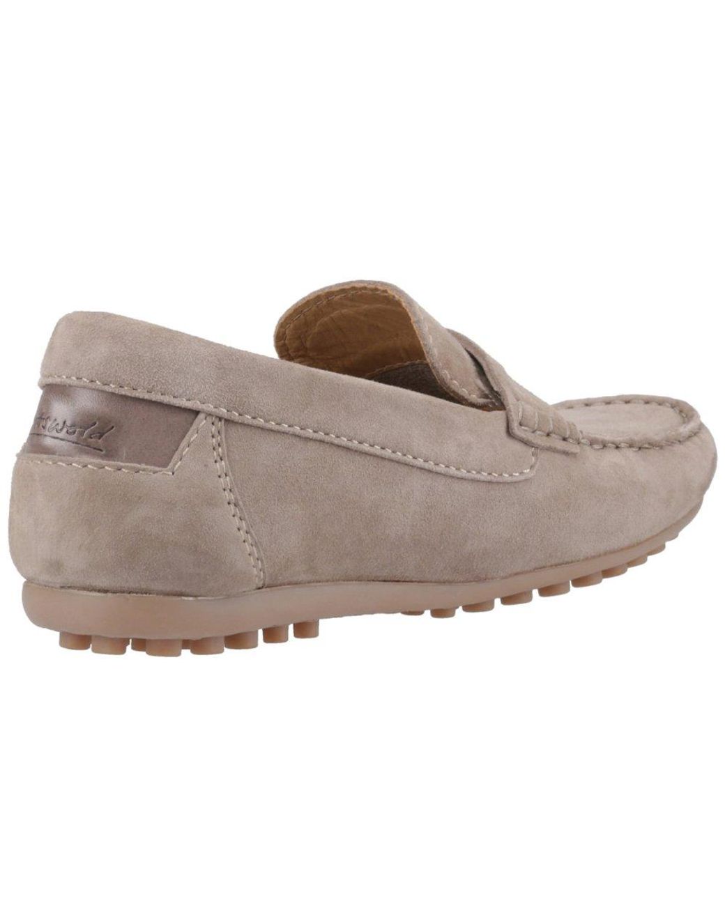 Cotswold Gray Combe Loafers