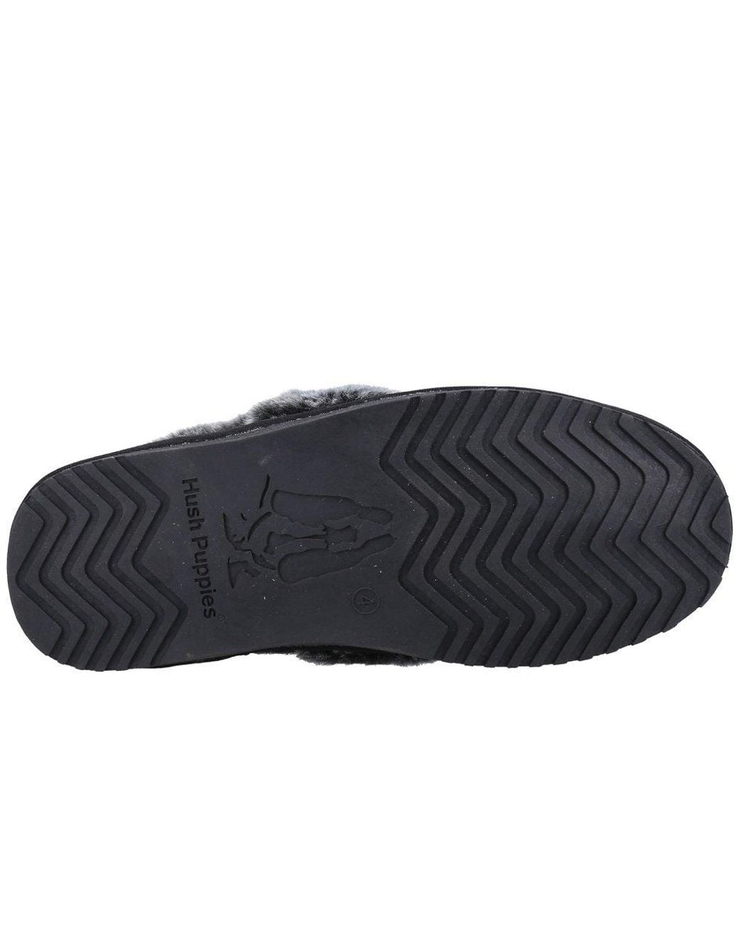 Hush Puppies Black Ariel Slippers