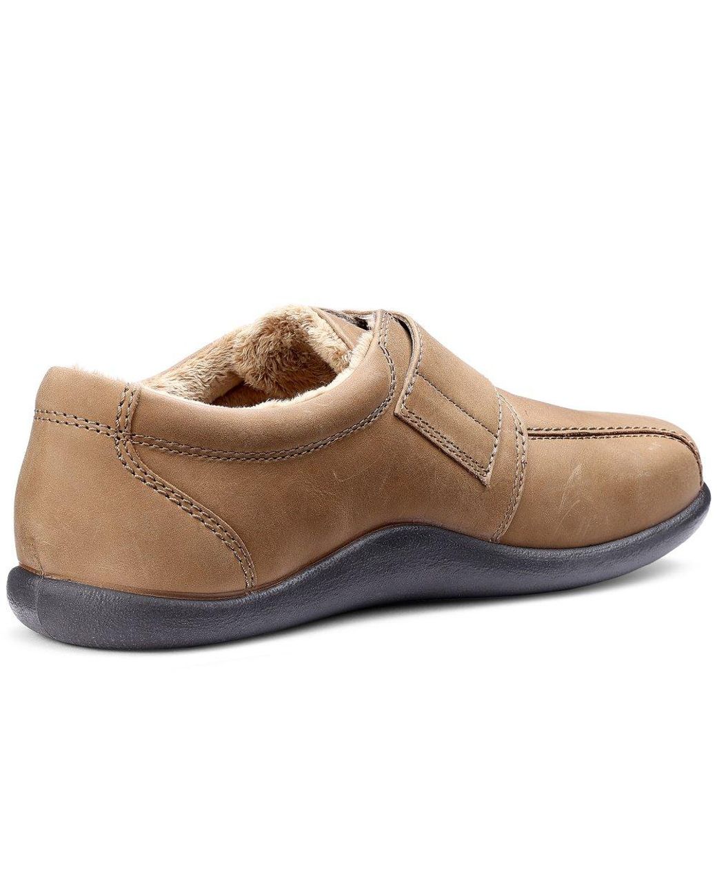 Hotter Brown Unwind Slippers for men
