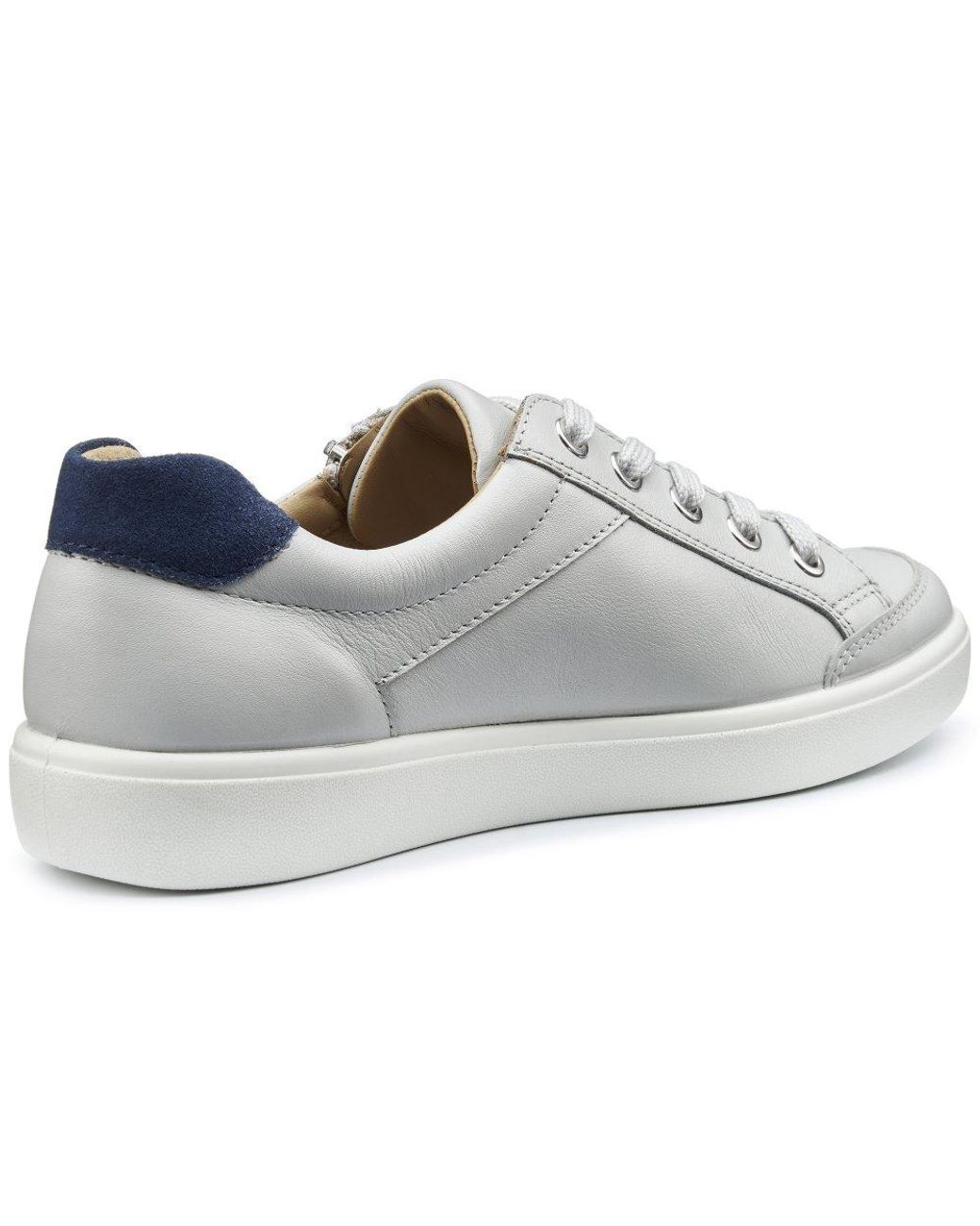 Hotter White Chase Ii Extra Wide Fit Trainers