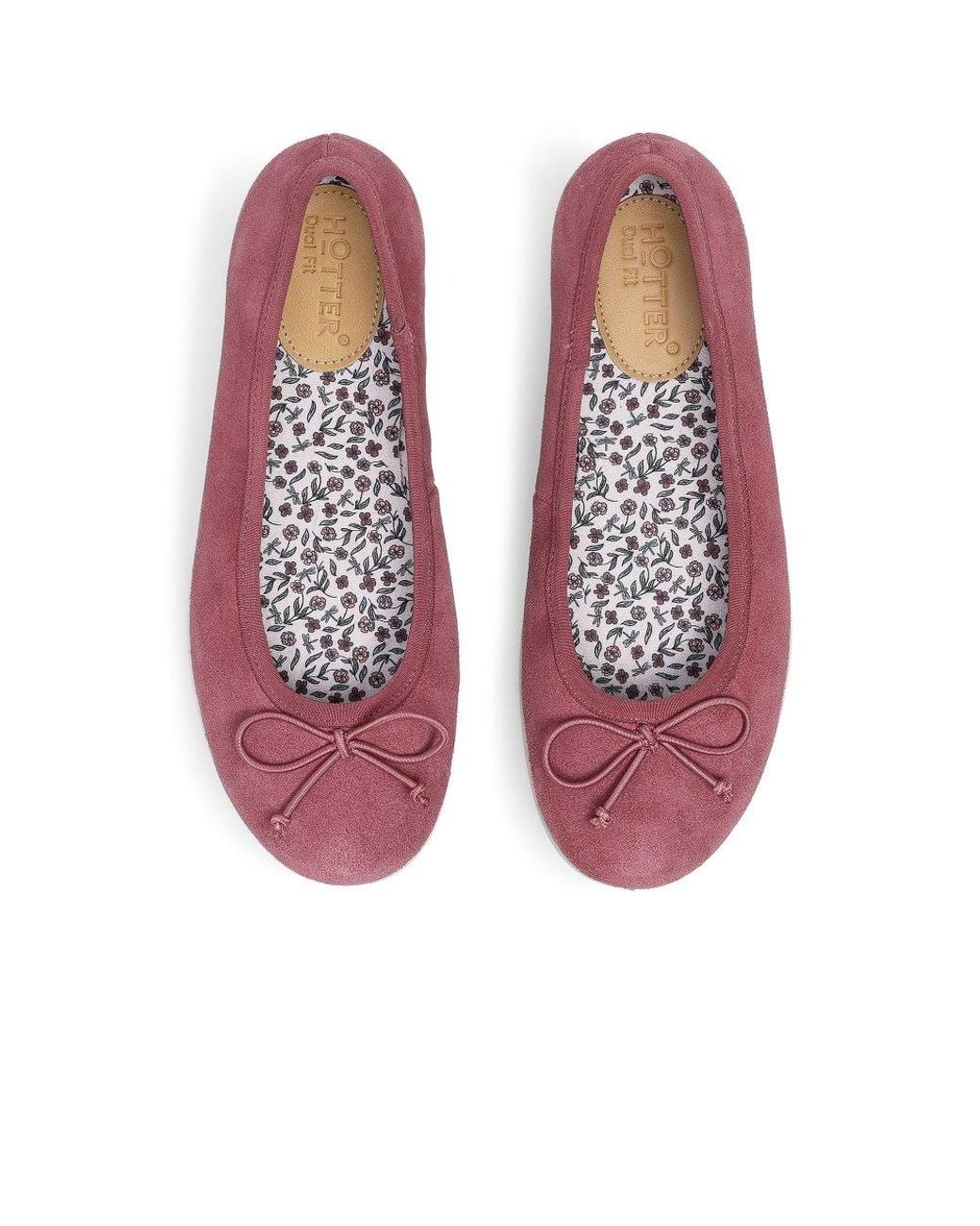 Hotter Pink Sweetie Wide Slippers