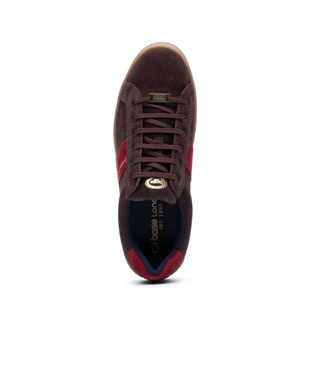 Base London Red Hopper Cupsole Trainers for men