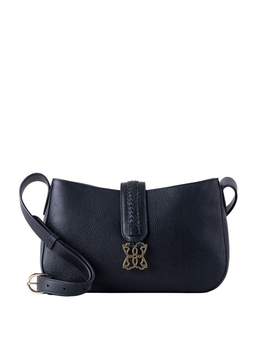 Lakeland Leather Blue Dalston Crossbody Bag