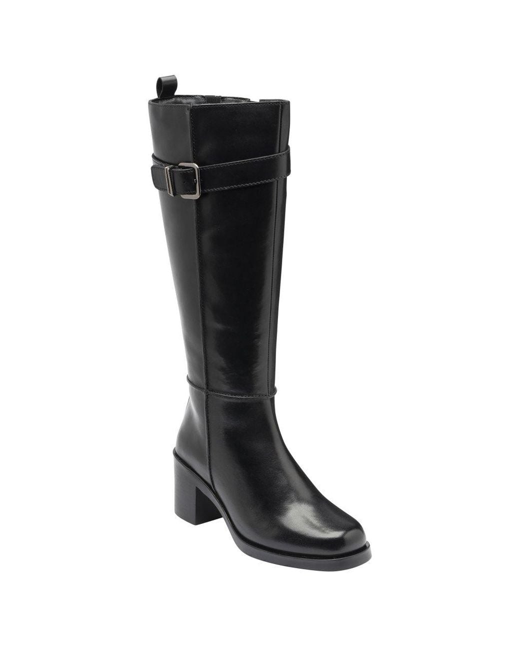Lotus Black Liri Knee High Boots