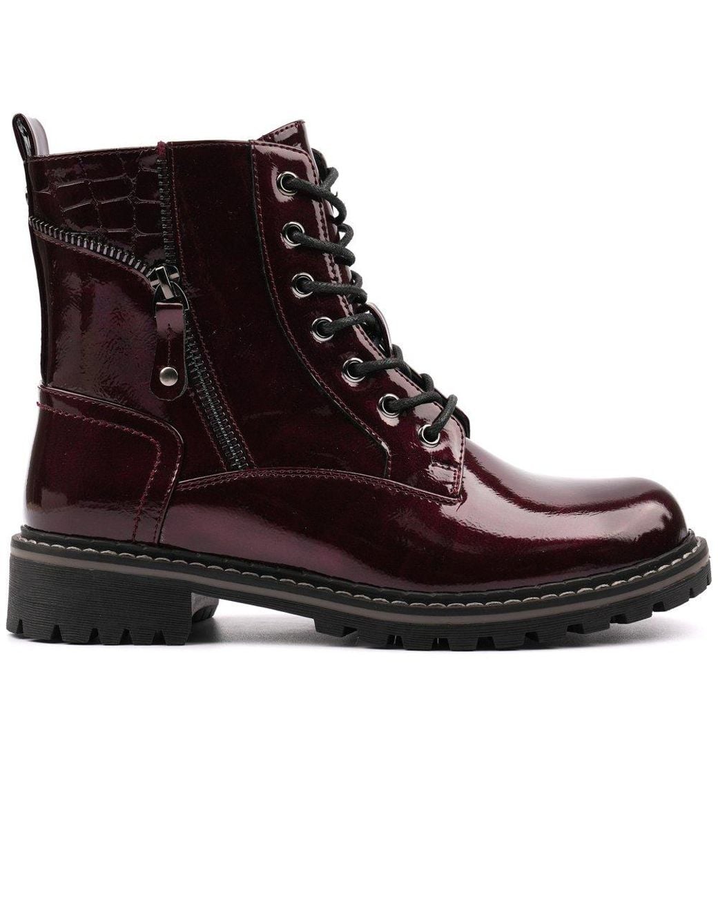 Lunar Brown Allison Ankle Boots