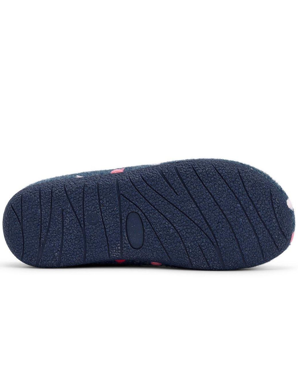 Hotter Blue Dotty Slippers