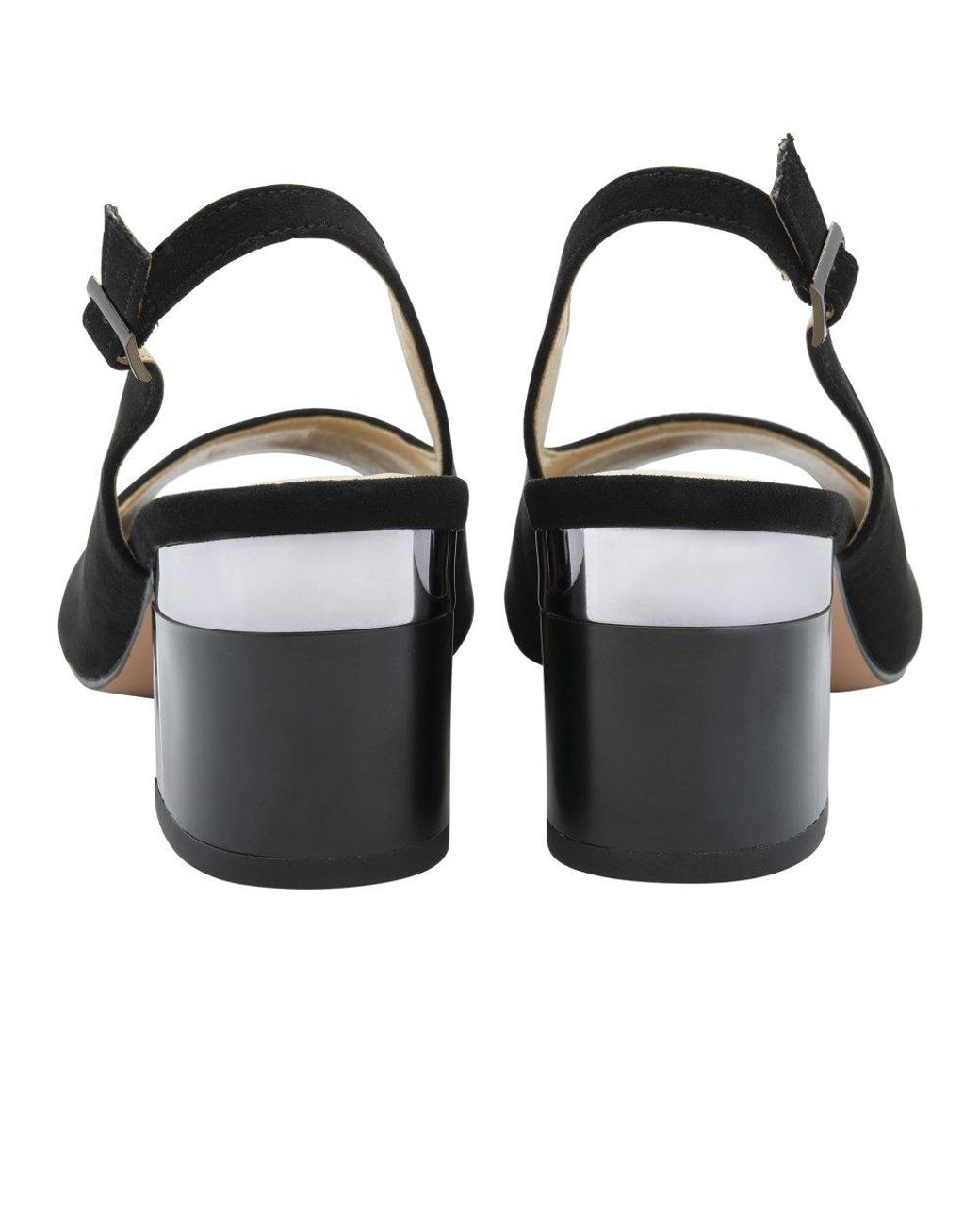 Lotus Black Evelyn Slingback Sandals