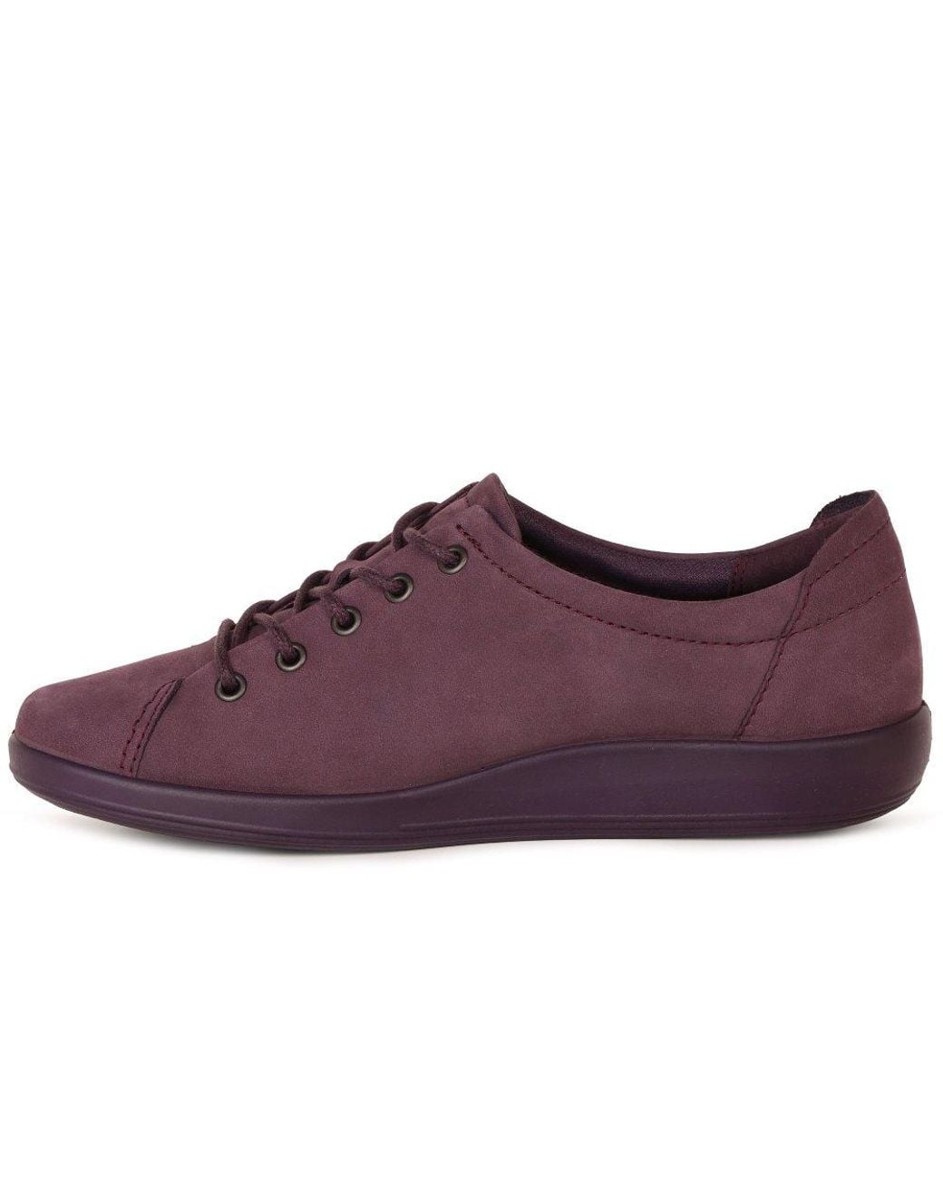 Ecco Purple Soft 2 Lace Trainers