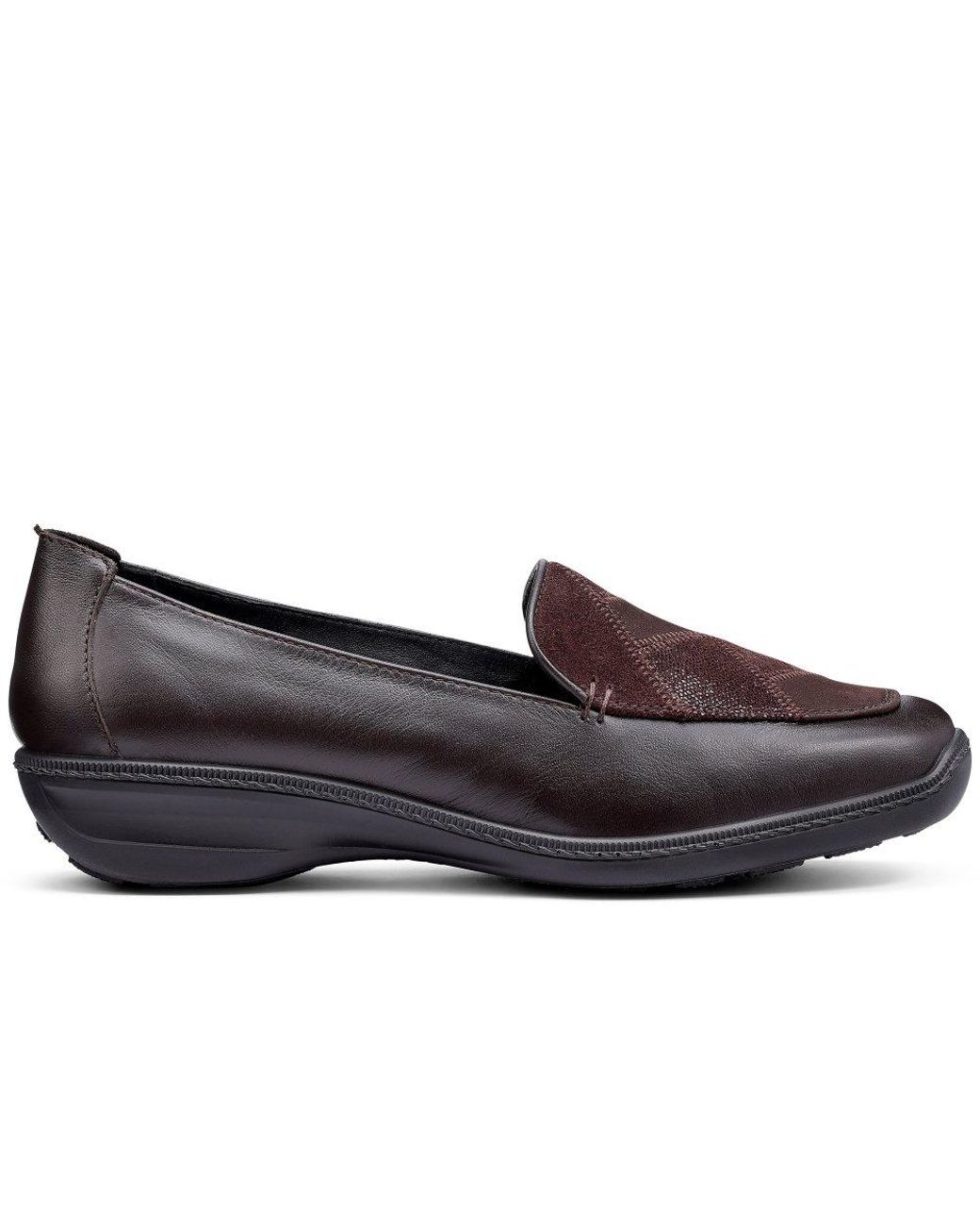 Hotter Black Faith Ii Slip On Shoes