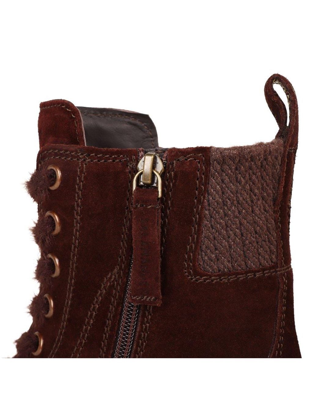 Salamander Brown Pirmasens Lace Ankle Boots