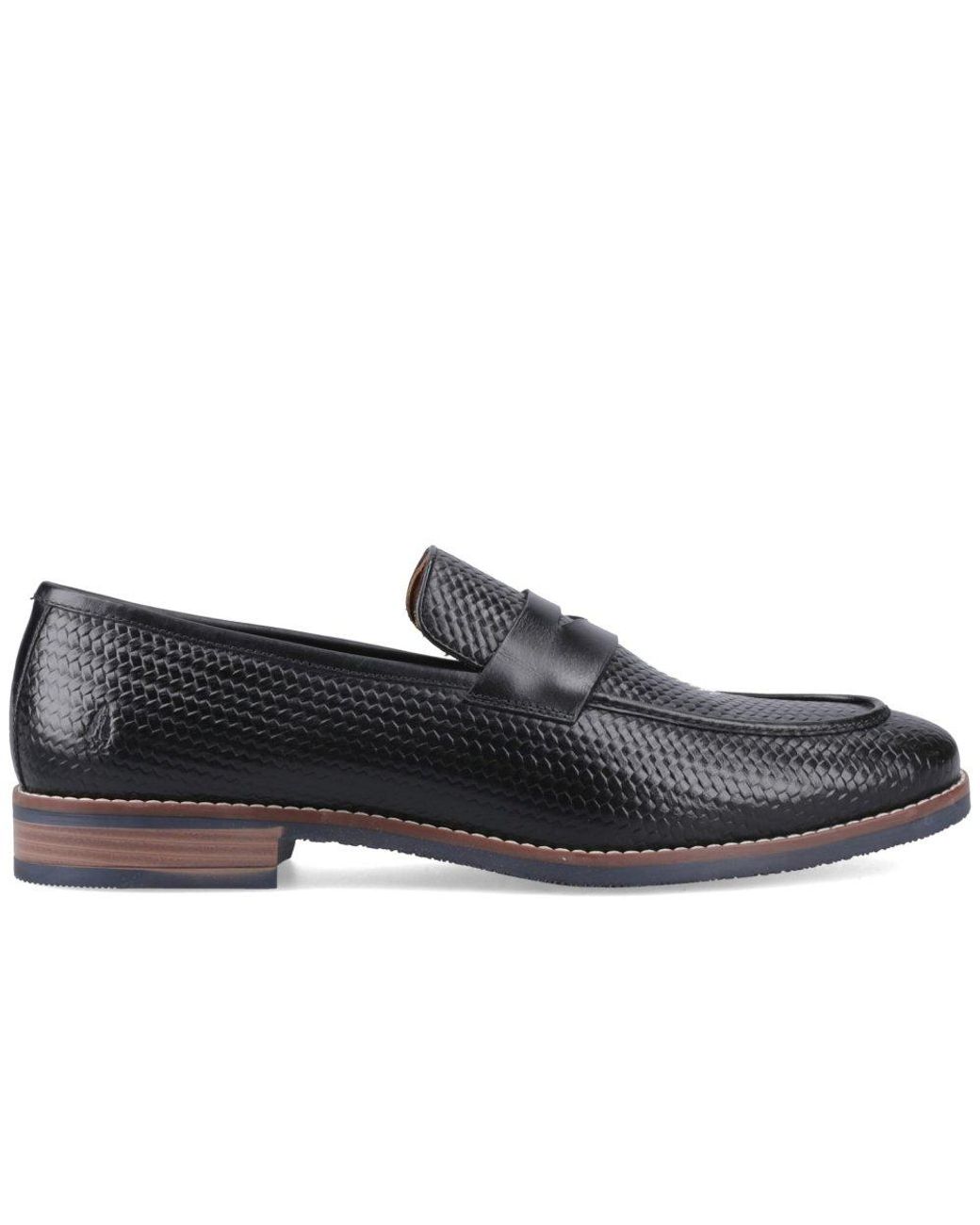 Hush Puppies Black Mitchell Loafers for men