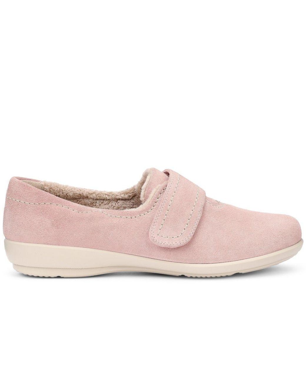 Hotter Pink Toasty Wide Fit Slippers