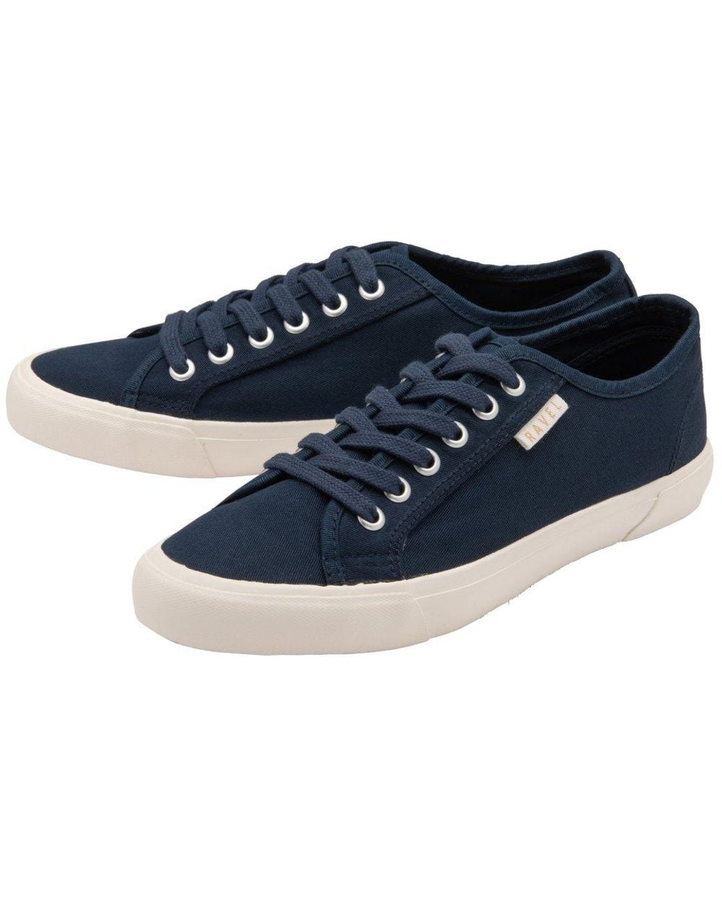 Ravel Blue Sulby Canvas Trainers