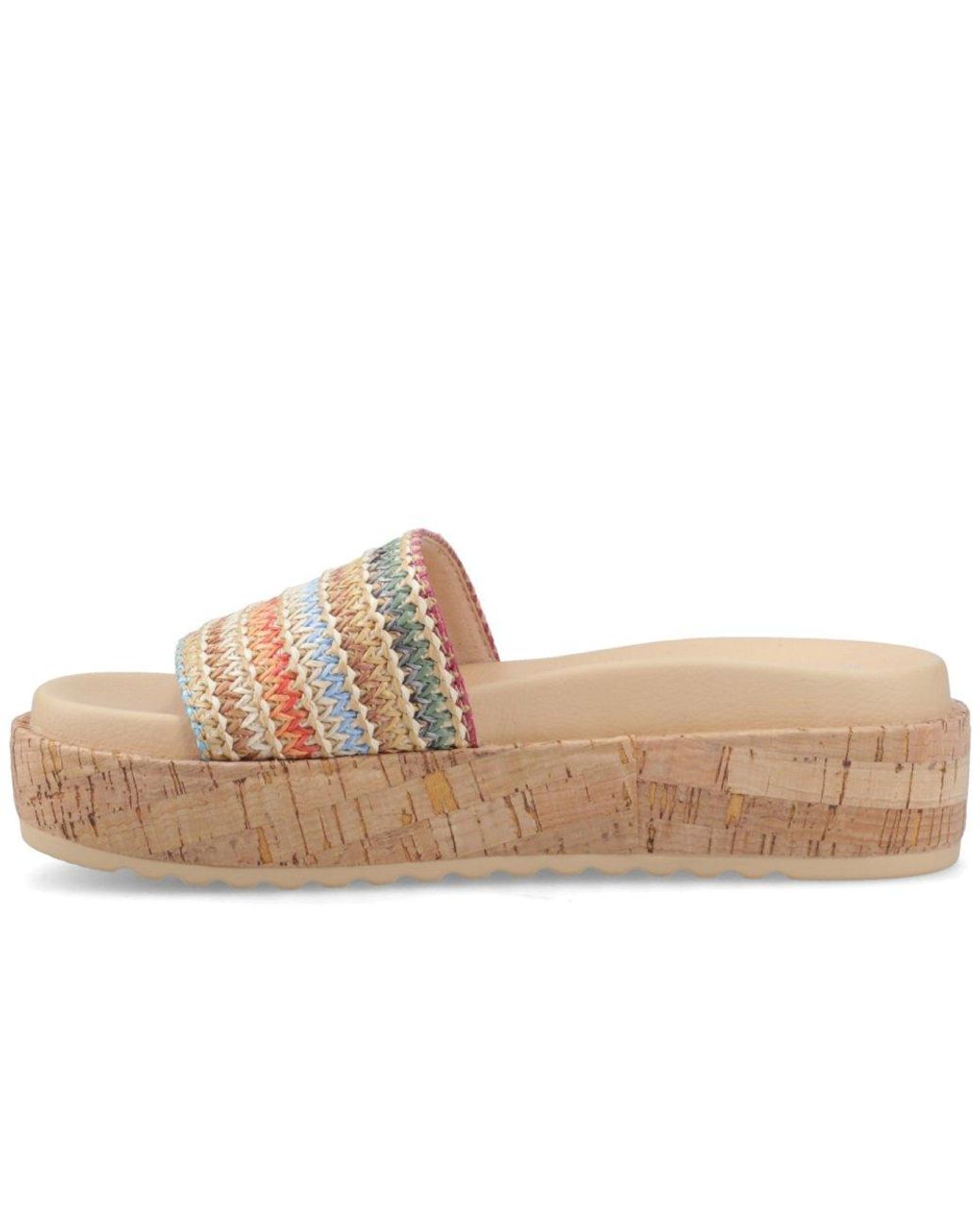 Rocket Dog Natural Faye Alti Raffia Sandals