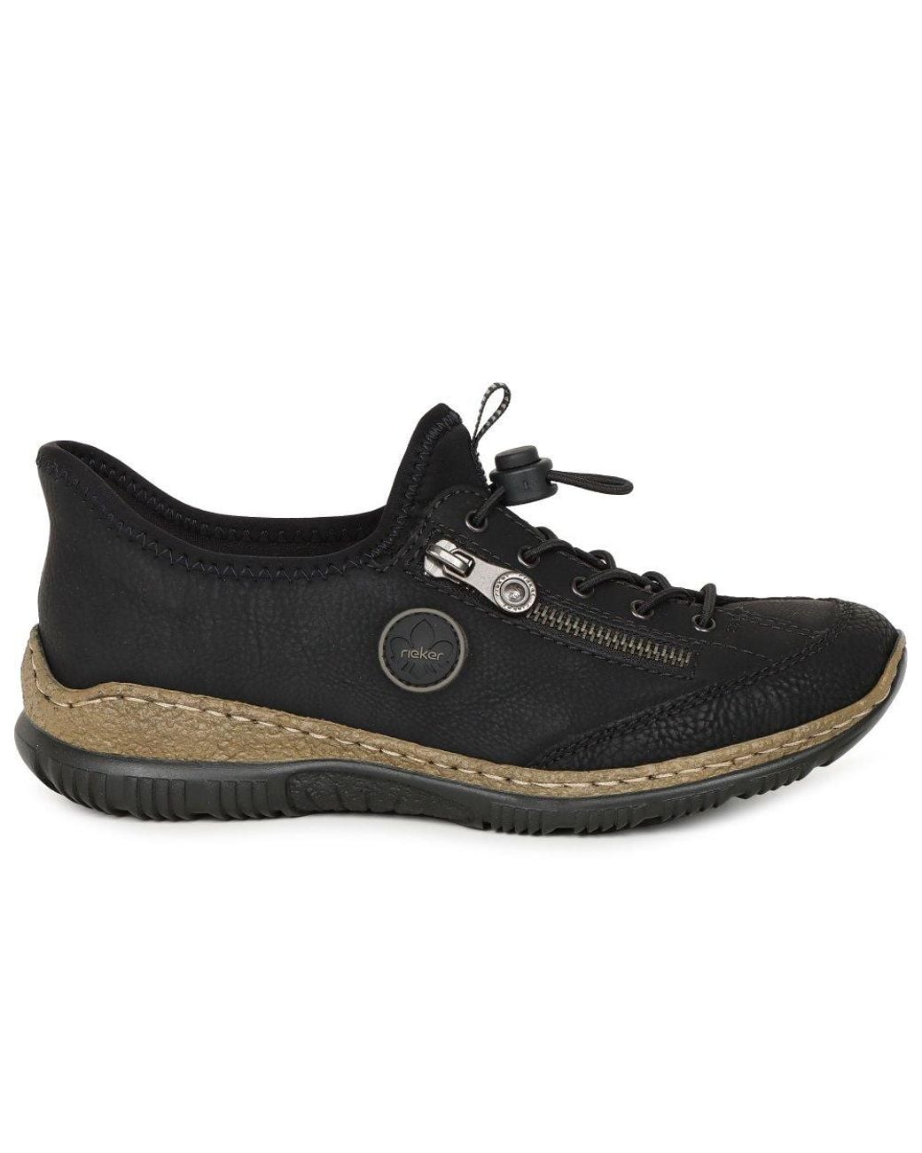 Rieker Black Haxby Shoes