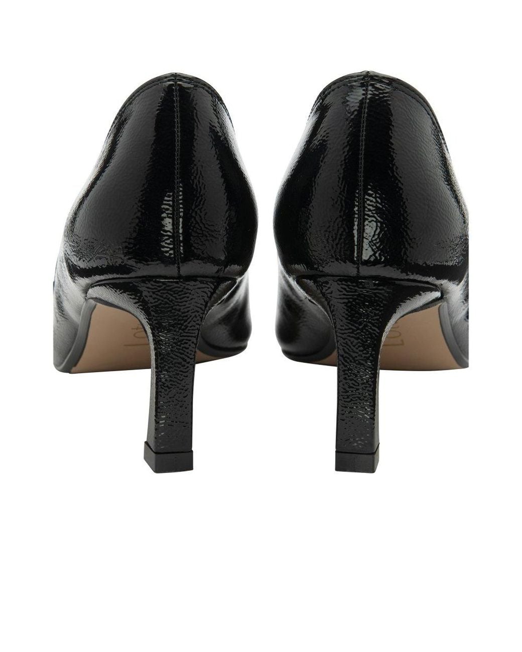 Lotus Black Lystra Court Shoes