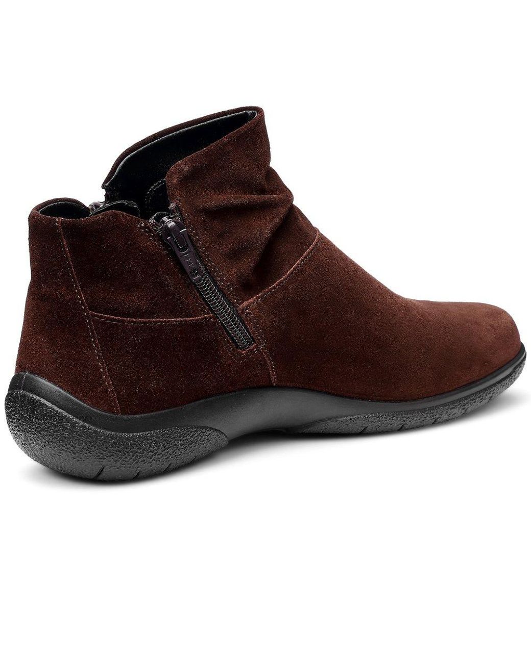 Hotter Brown Murmur Ankle Boots