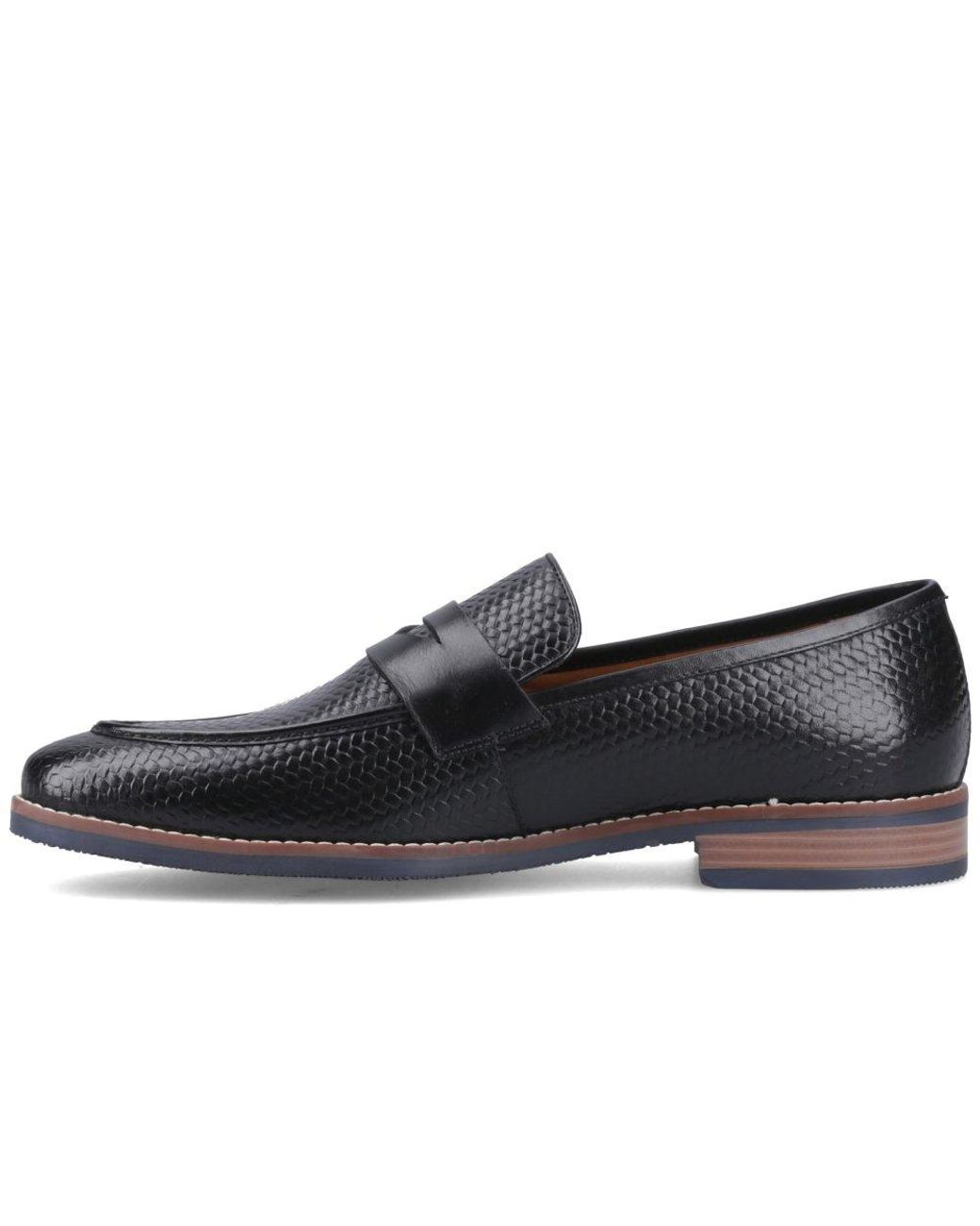 Hush Puppies Black Mitchell Loafers for men
