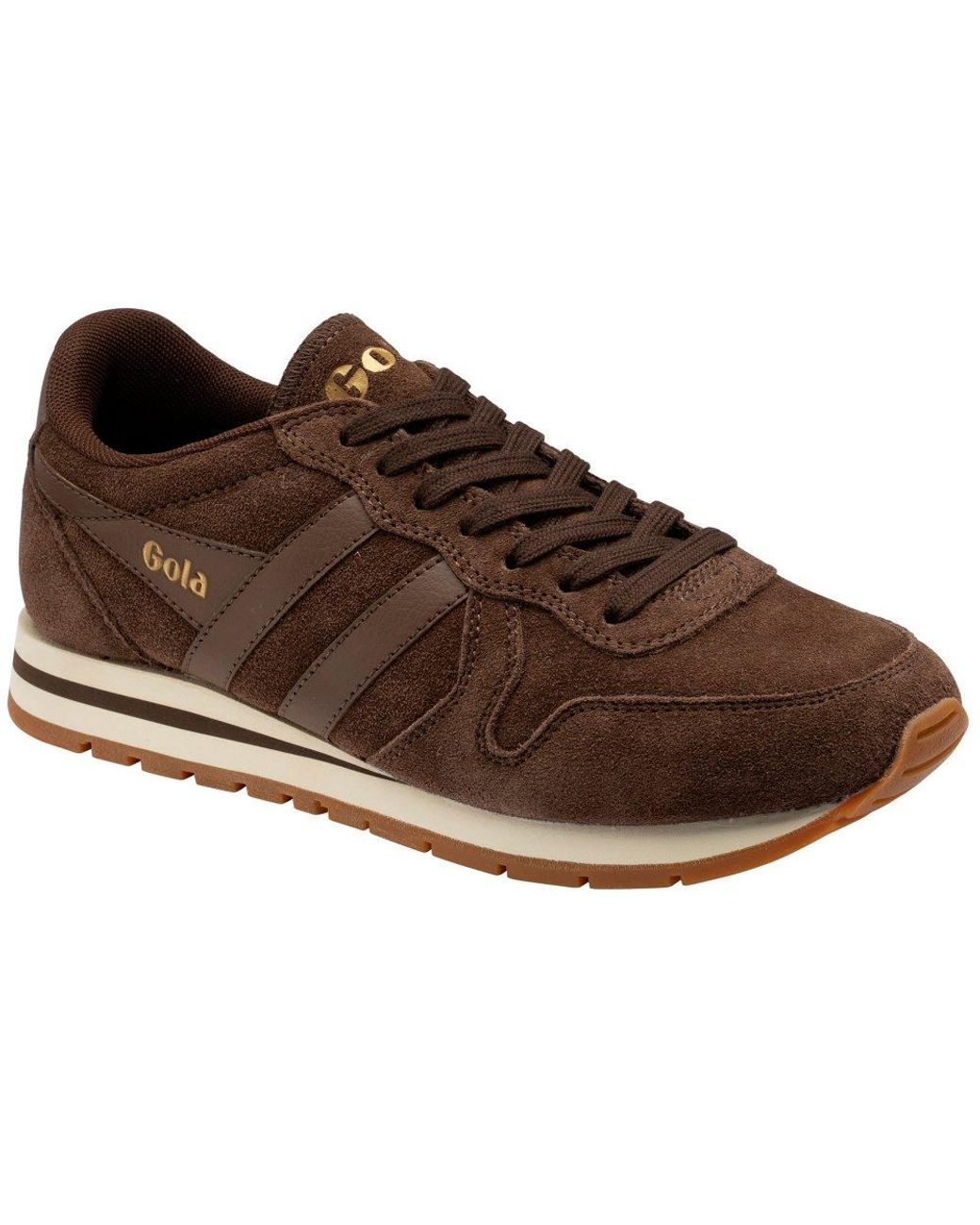 Gola Brown Daytona Suede Trainers for men