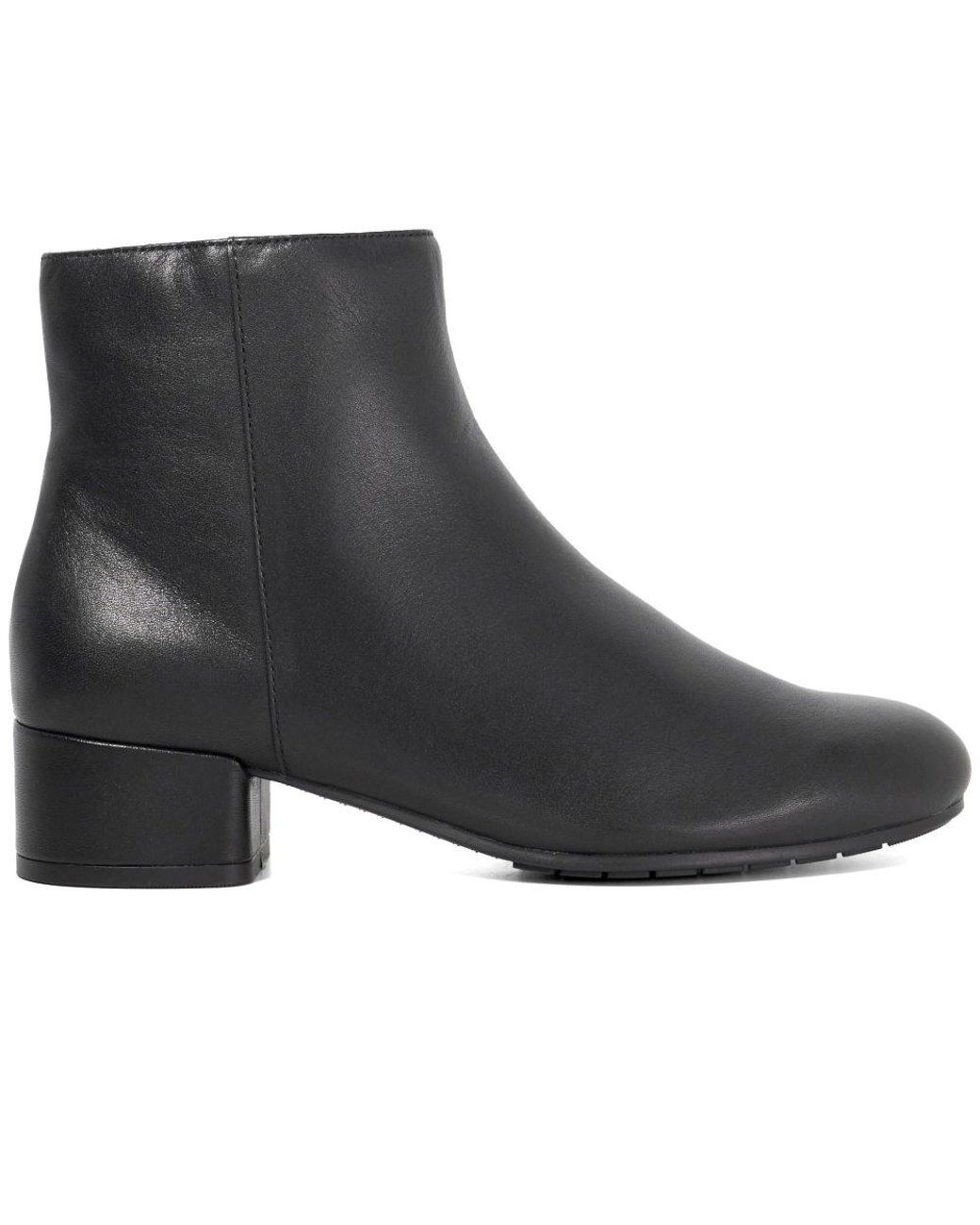 Dune Black Pippie Ankle Boots