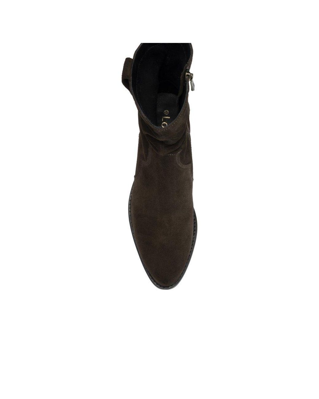 Lotus Black Dolly Ankle Boots
