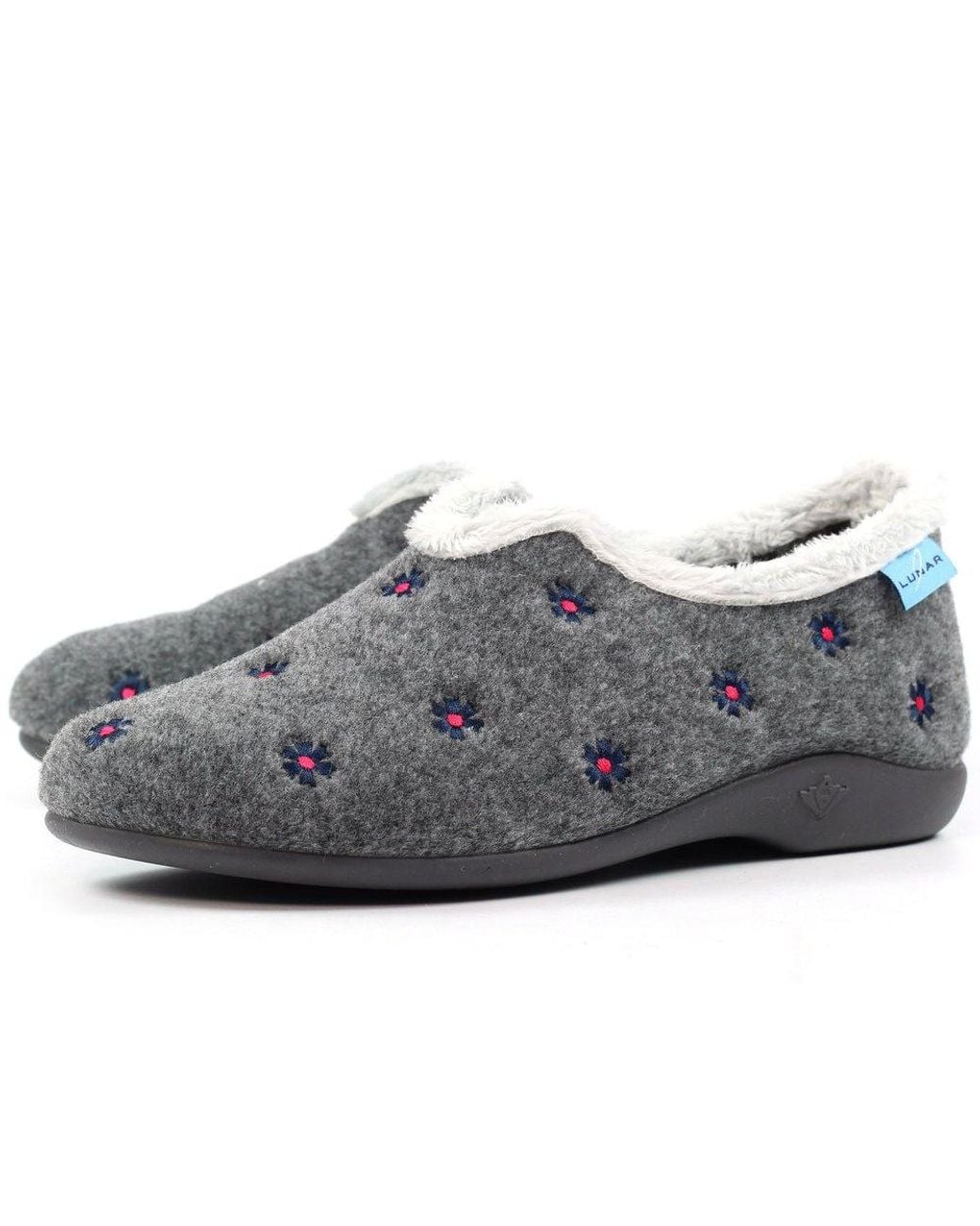 Lunar Gray Havana Slippers