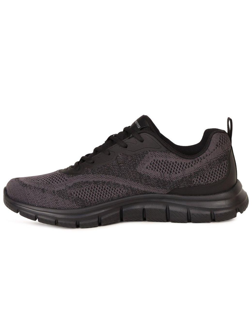 Skechers Black Track Lace Trainers for men