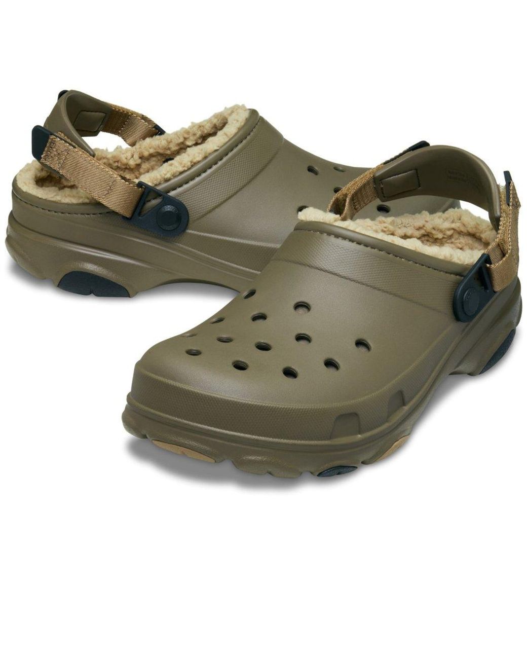 CROCSTM Green All Terrain Lined Clogs for men