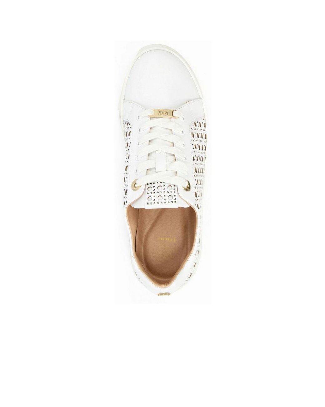 Dune White Ease Trainers