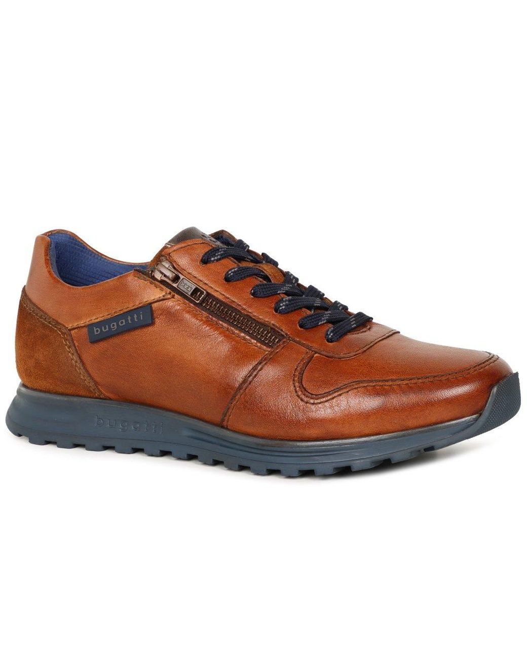 Bugatti Brown Crome Trainers for men