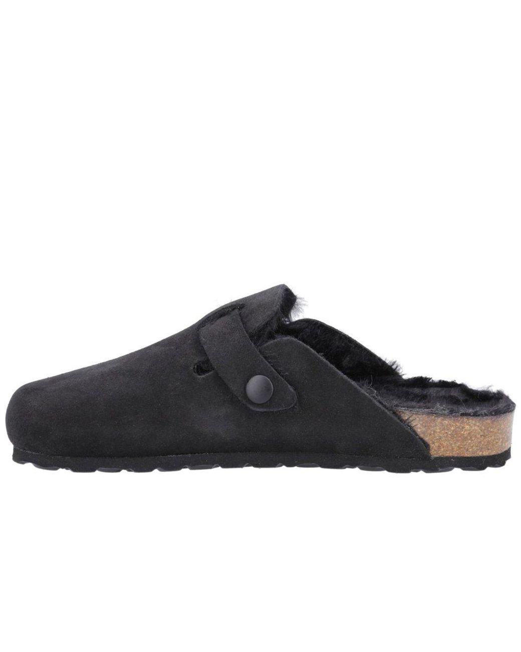 Hush Puppies Black Jade Slippers