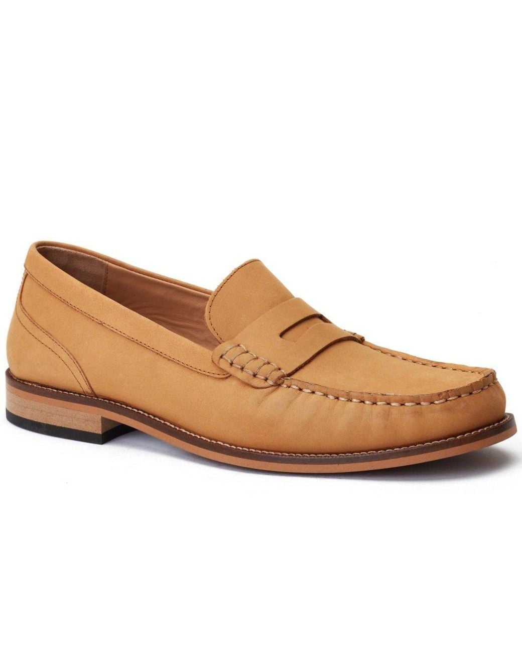 Base London Brown Garfield Penny Loafer for men