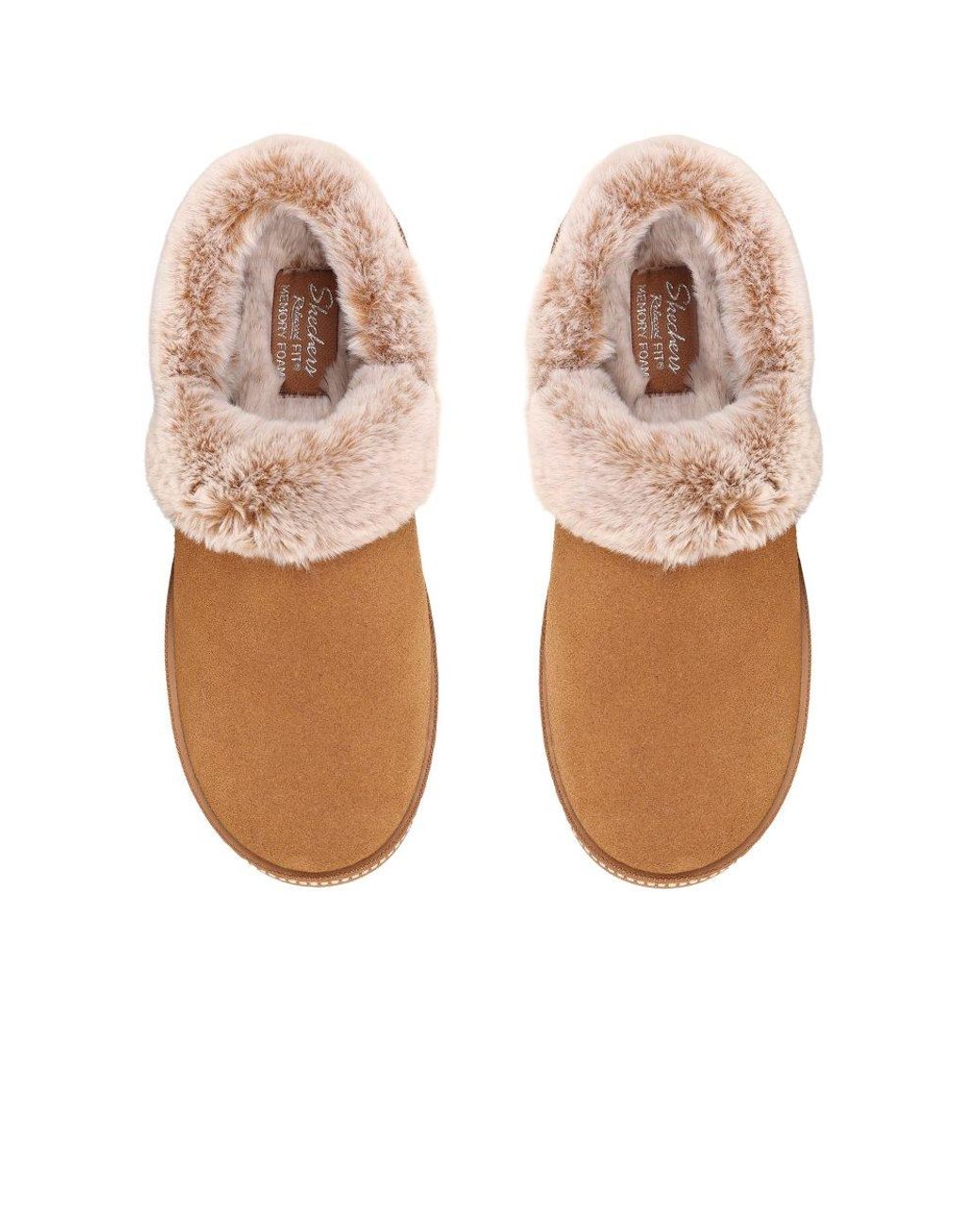 Skechers Brown Cosy Campfire French Toast Slippers