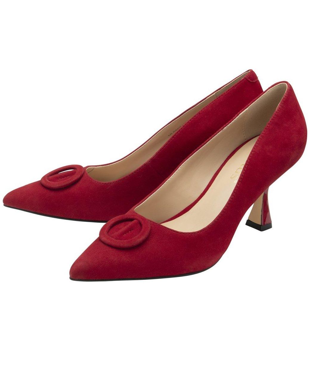 Lotus Red Henley Court Shoes