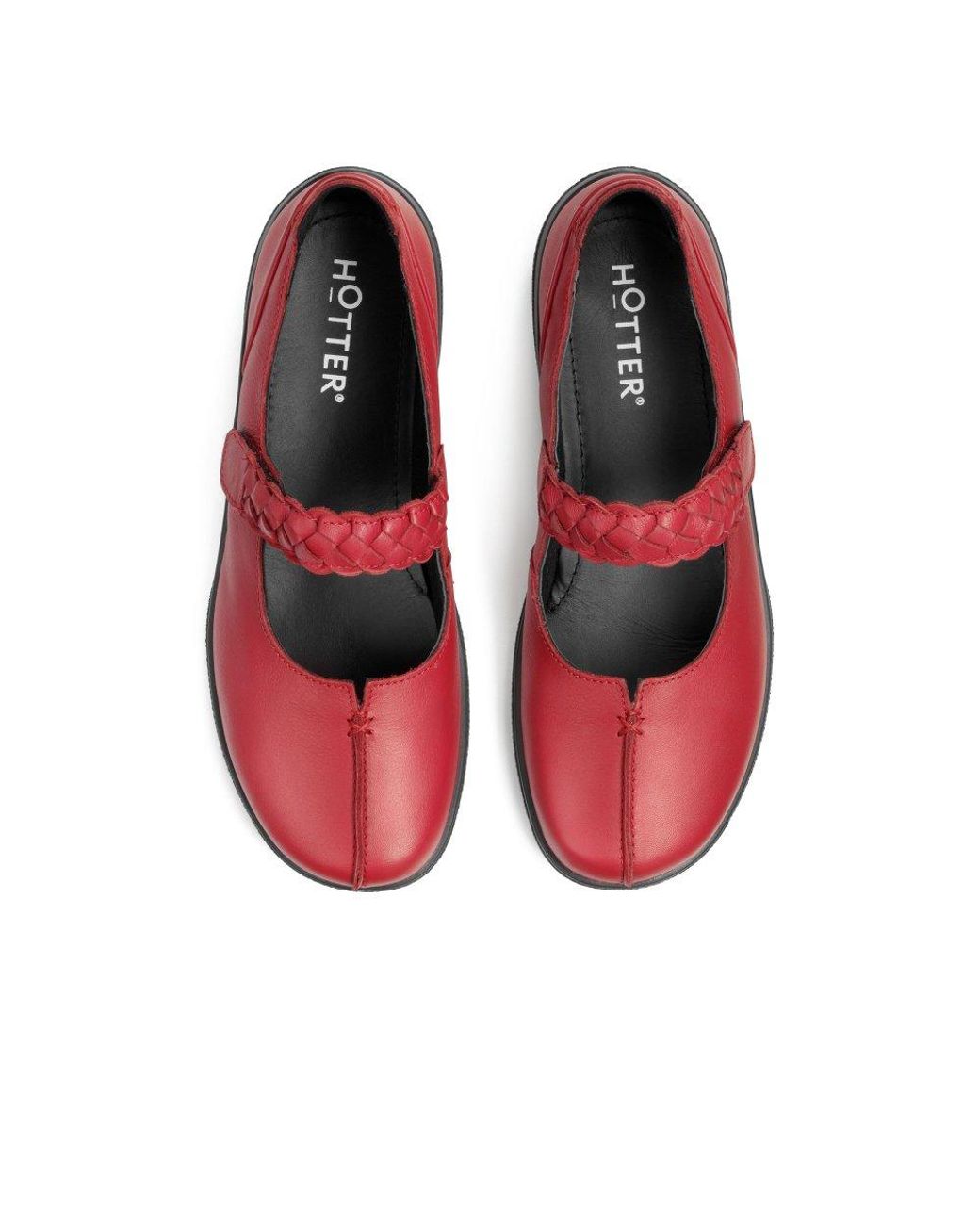 Hotter Red Shake Ii Mary Jane Shoes