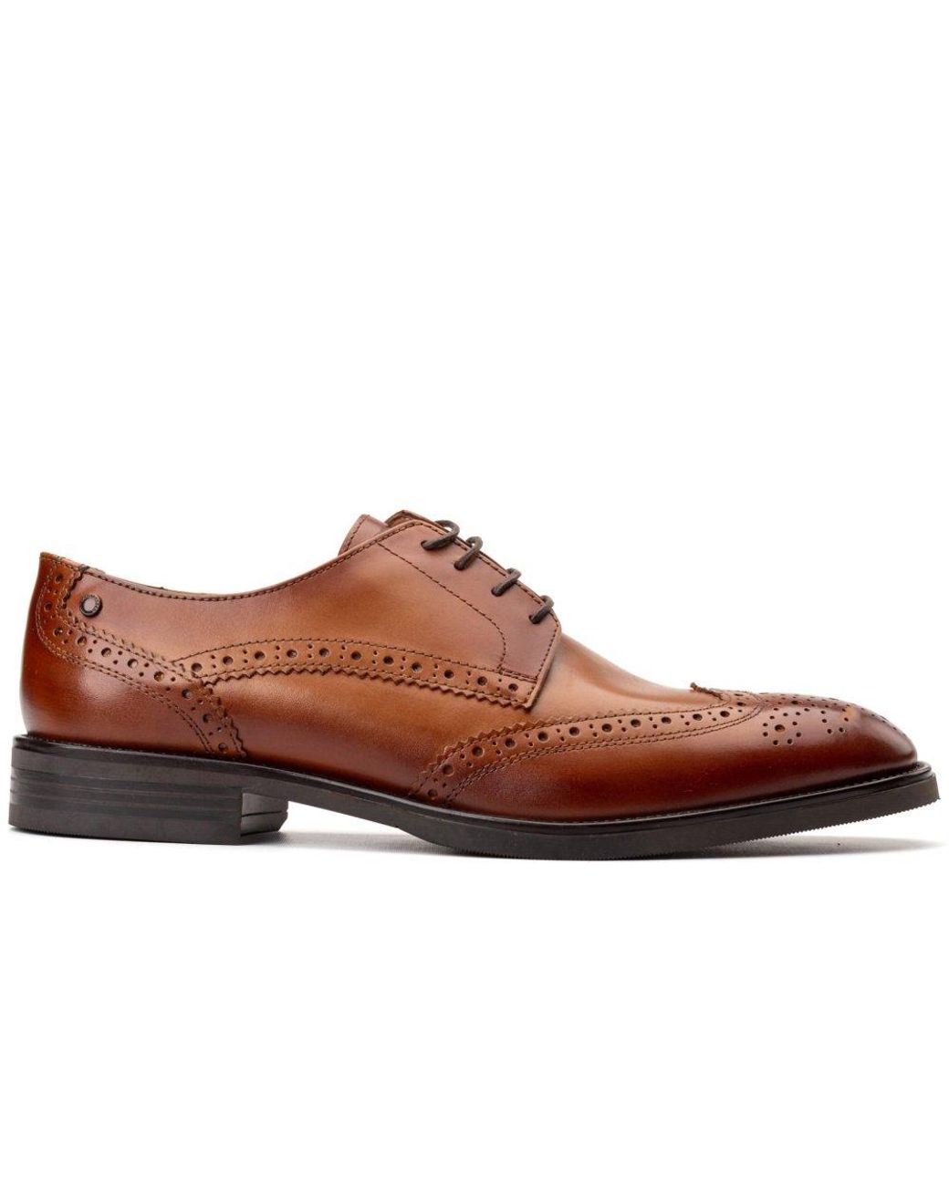 Base London Brown Pocket Brogues for men