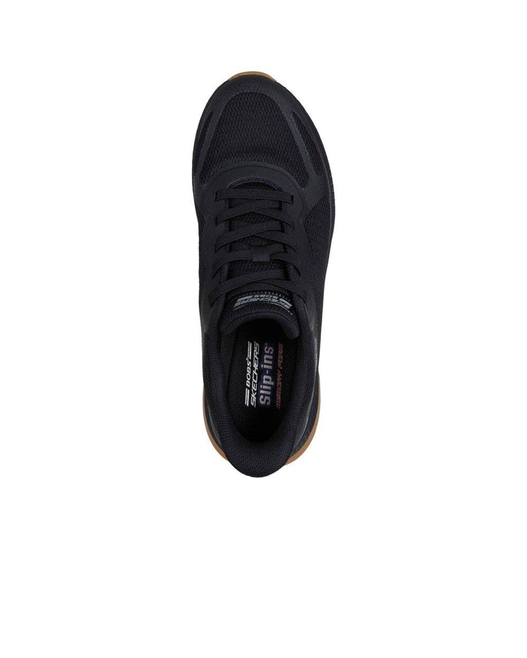 Skechers Blue Bobs Sport Squad Chaos 4 Charcoal Standard Trainers for men