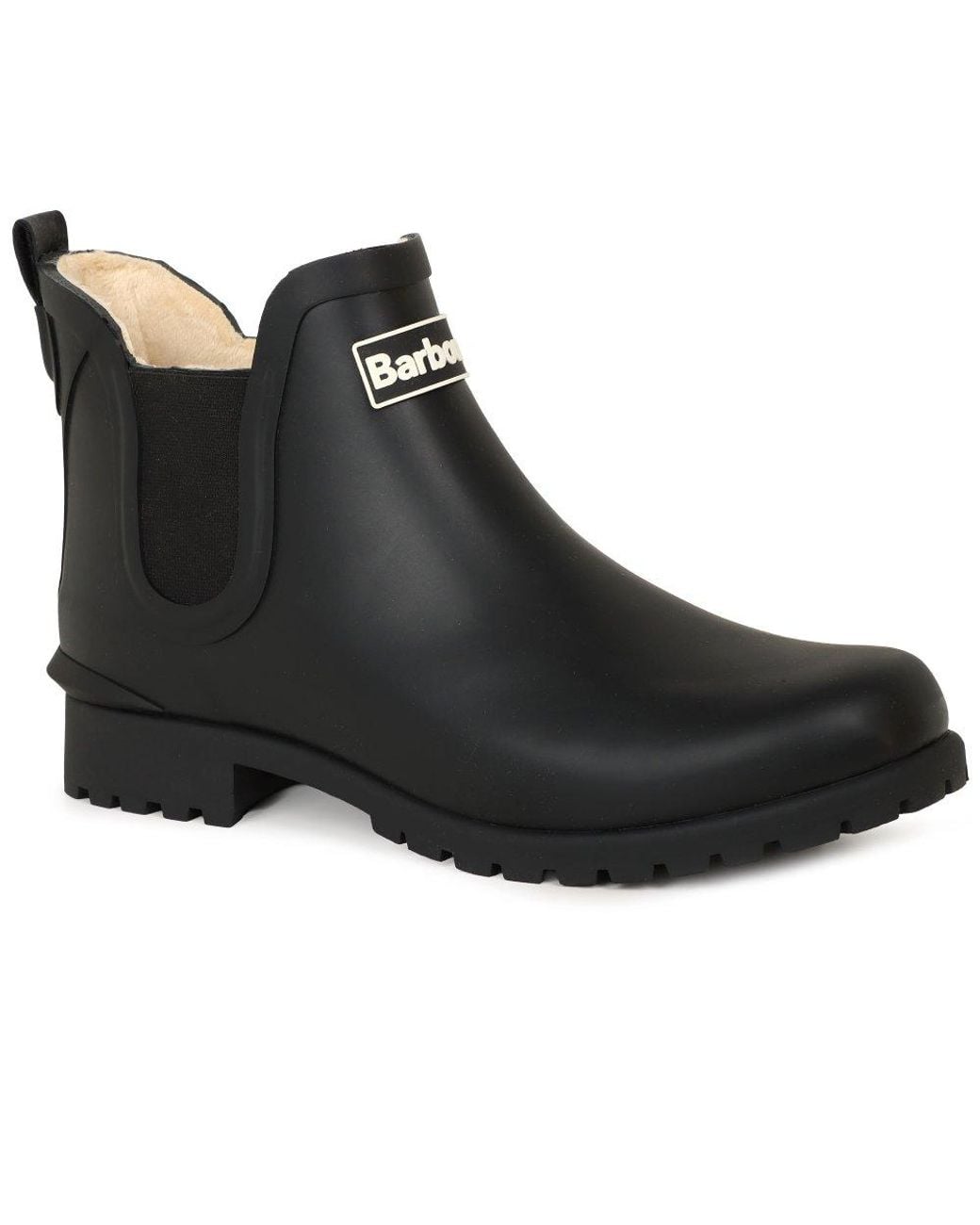 Barbour Black Kirkton Ankle Wellingtons