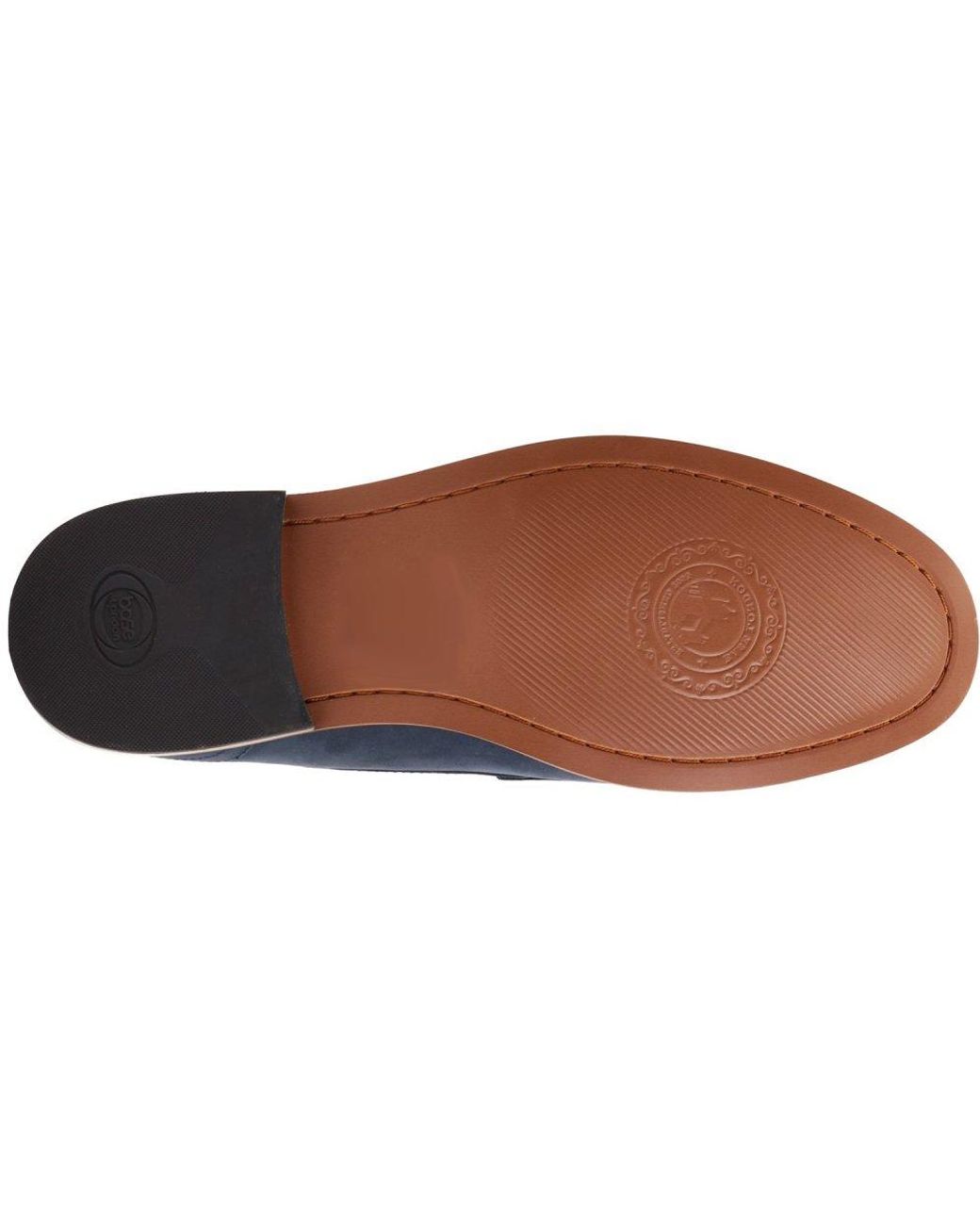 Base London Blue Garfield Penny Loafer for men