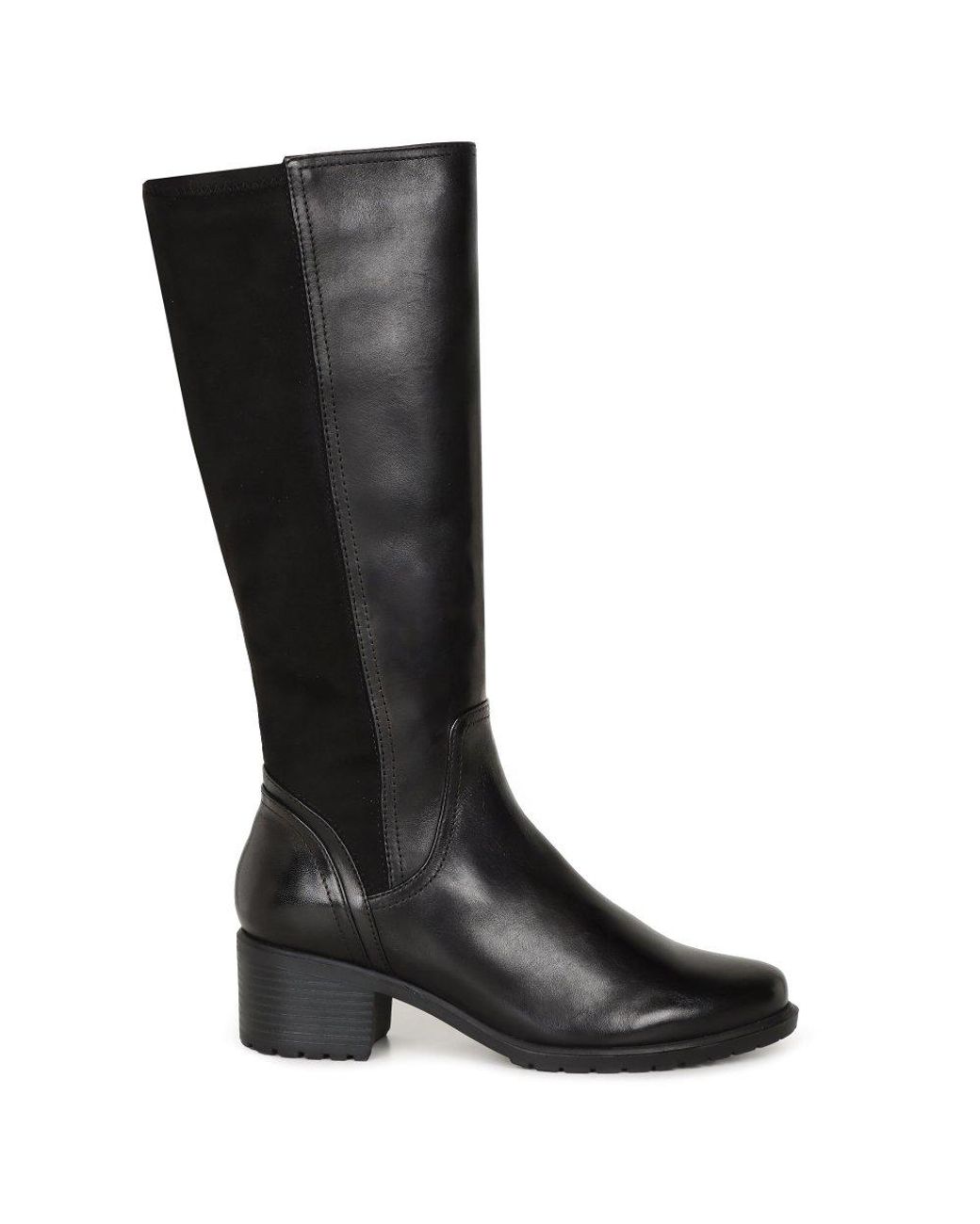 Regarde Le Ciel Black Zoya 20 (M) Knee High Boots Lea/Stretch