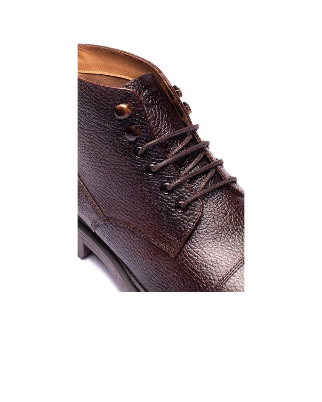 Base London Purple Mercer Toe Cap Boots for men