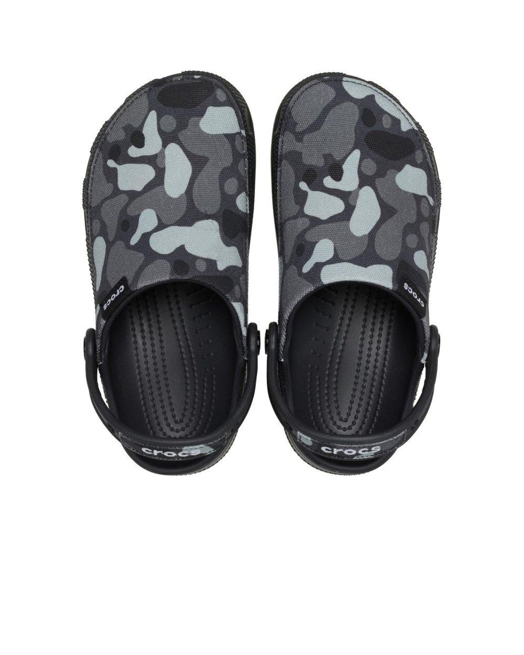 CROCSTM Black Classic Crafted Camo Clogs for men