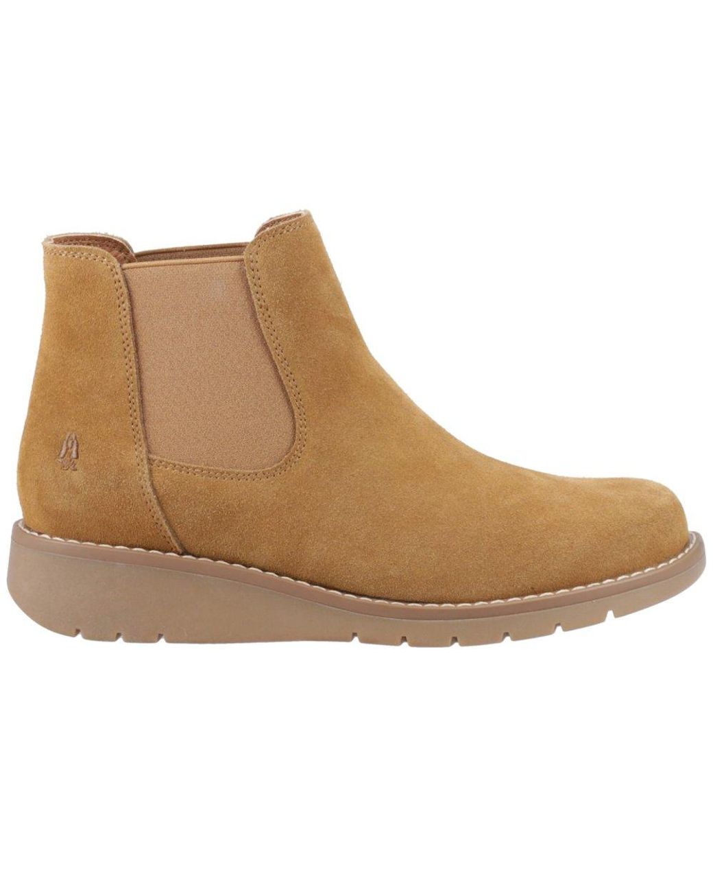 Hush Puppies Natural Leonie Suede Boots